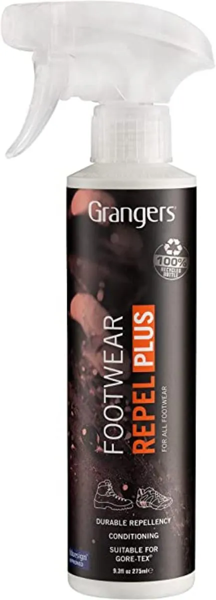 Grainger Footwear Repel Black/Clear
