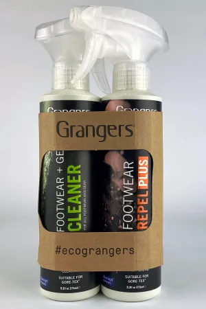Grangers Footwear Twin Pack - Cleaner & Repel Plus