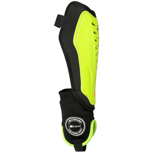 Grays Shield Shinguard Black/Fluo Yellow