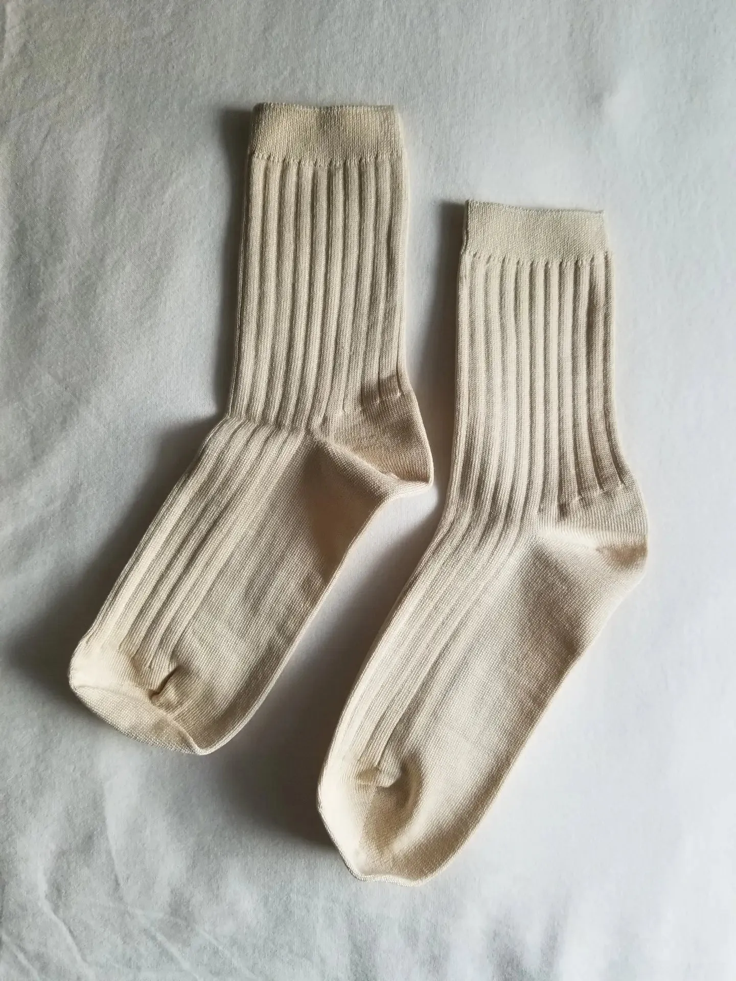 her socks - mercerized combed cotton rib