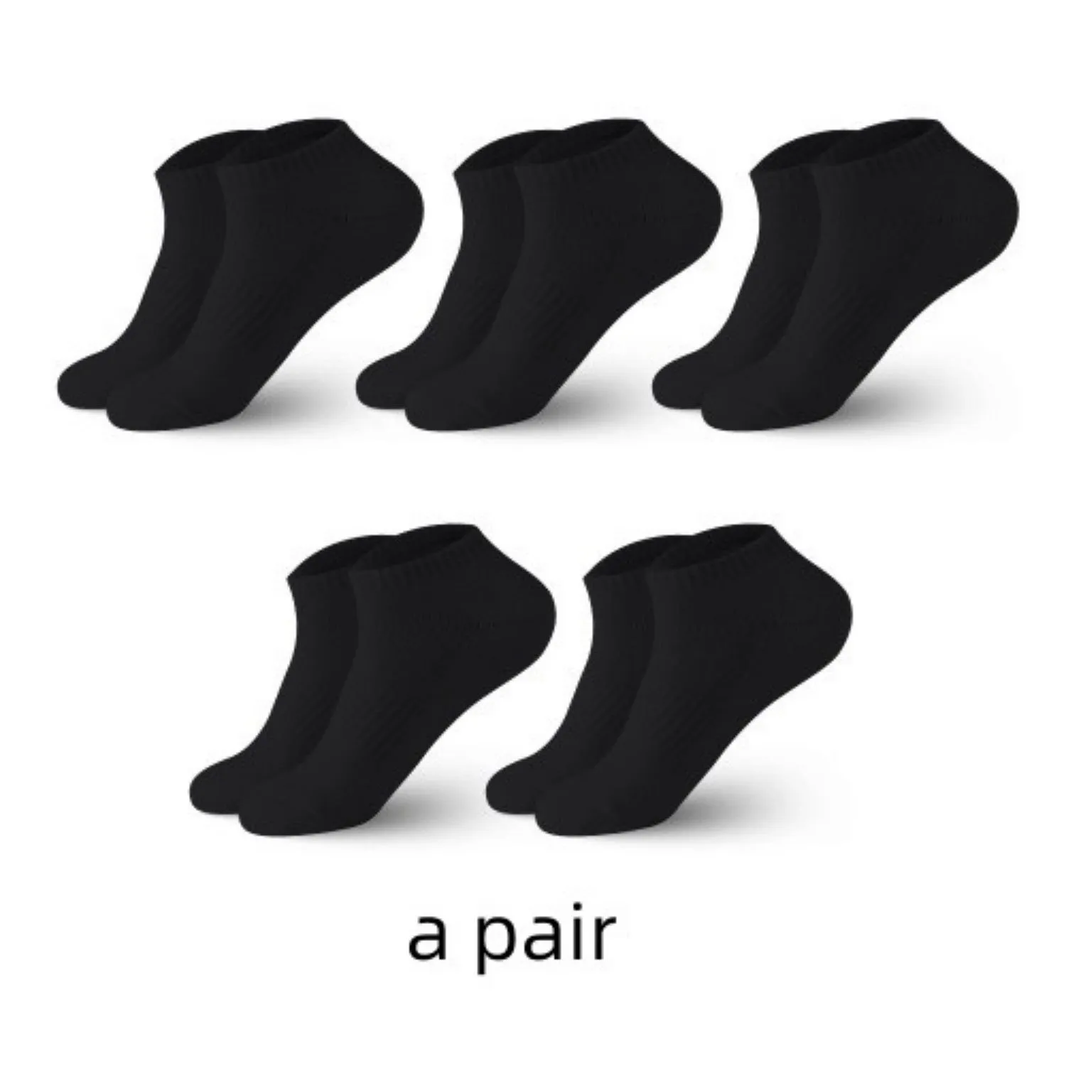 High Cylinder Cotton Mid-Tube Solid Color Socks