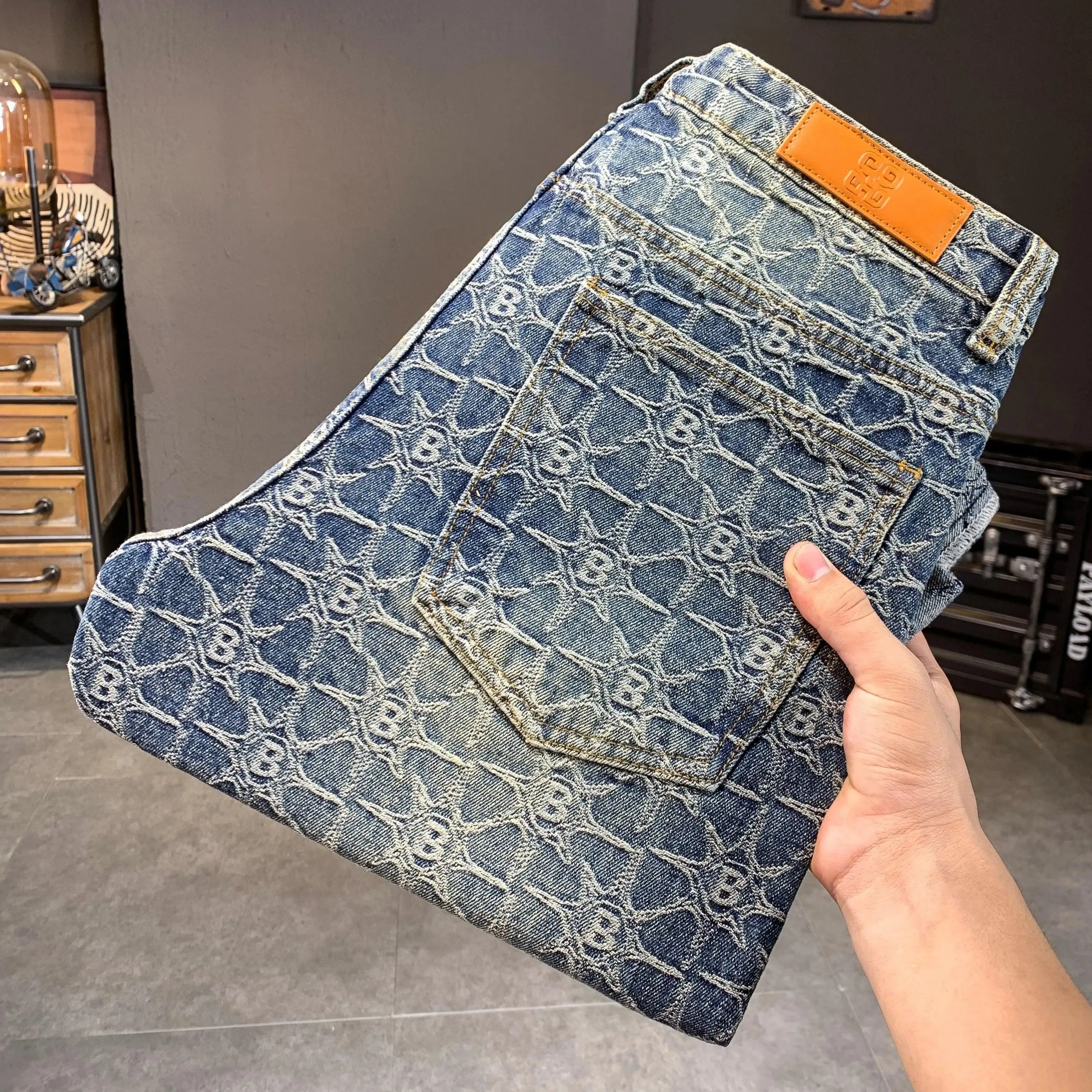 High Street Cuffed Vintage Blues