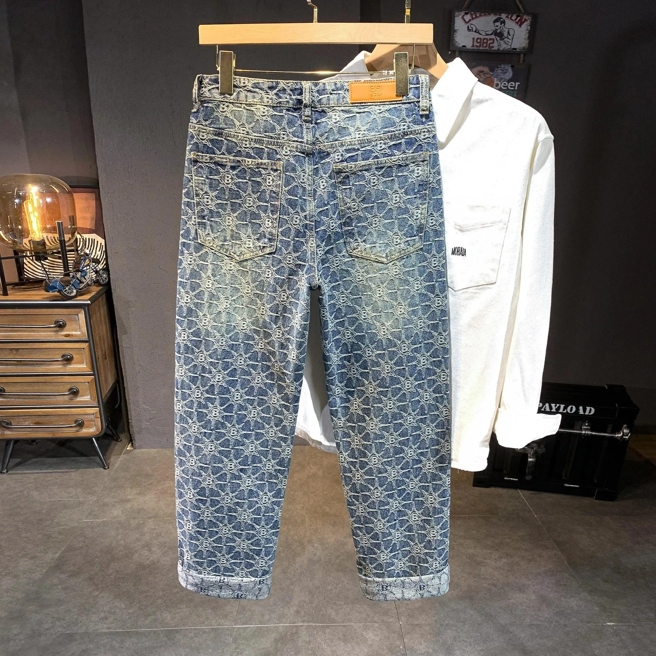 High Street Cuffed Vintage Blues