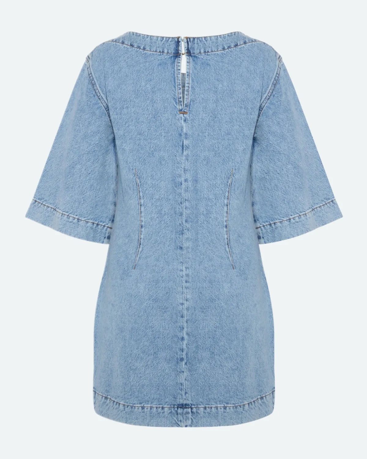 Jamilla denim dress 3731 - Light Blue