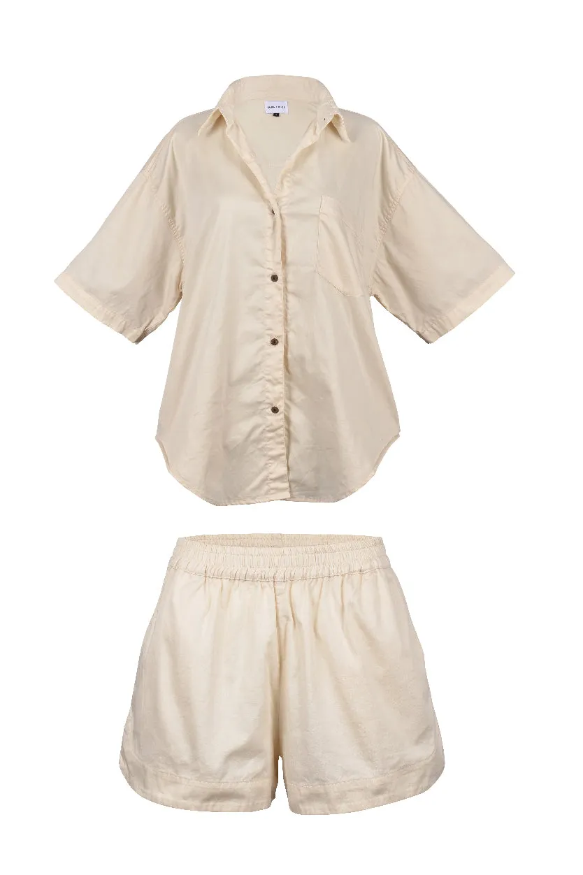 Jan & Gerry Set Organic Cotton - Macadamia
