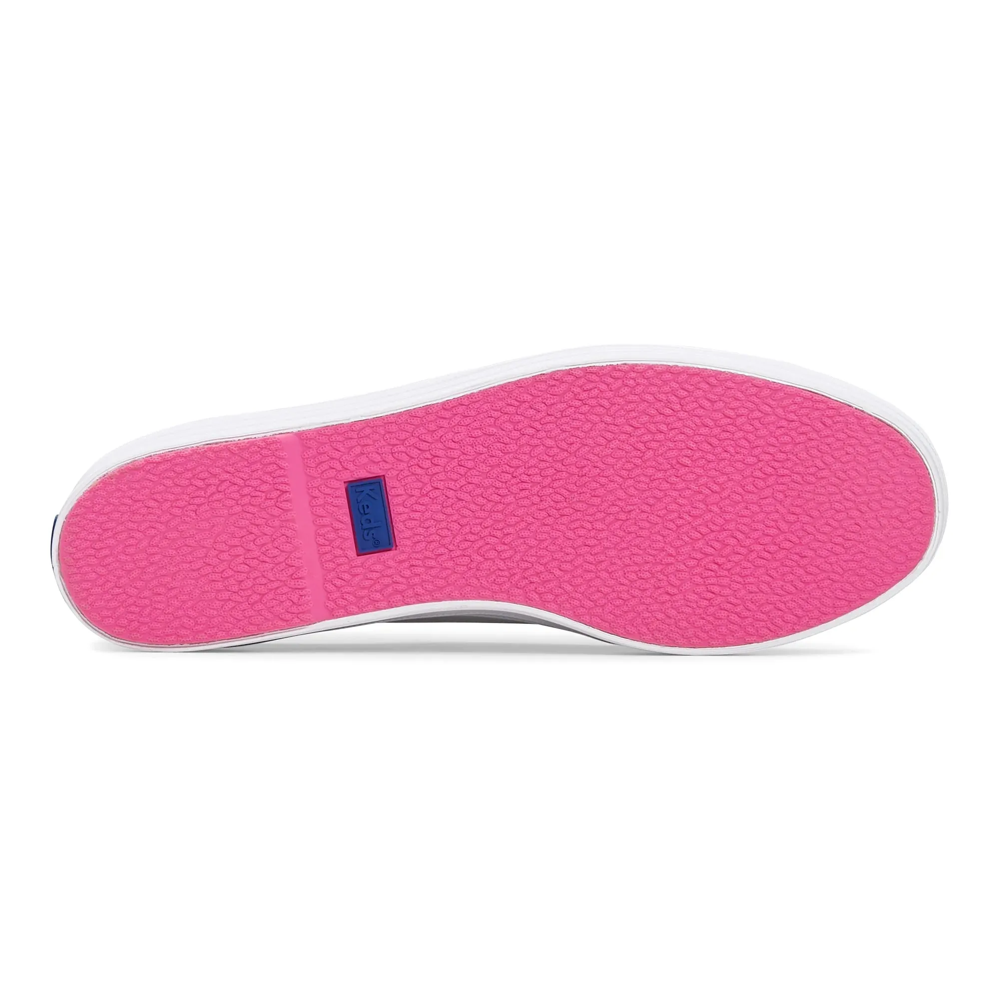 Keds Triple up Leather Pop Binding White/Fuchsia WH67849