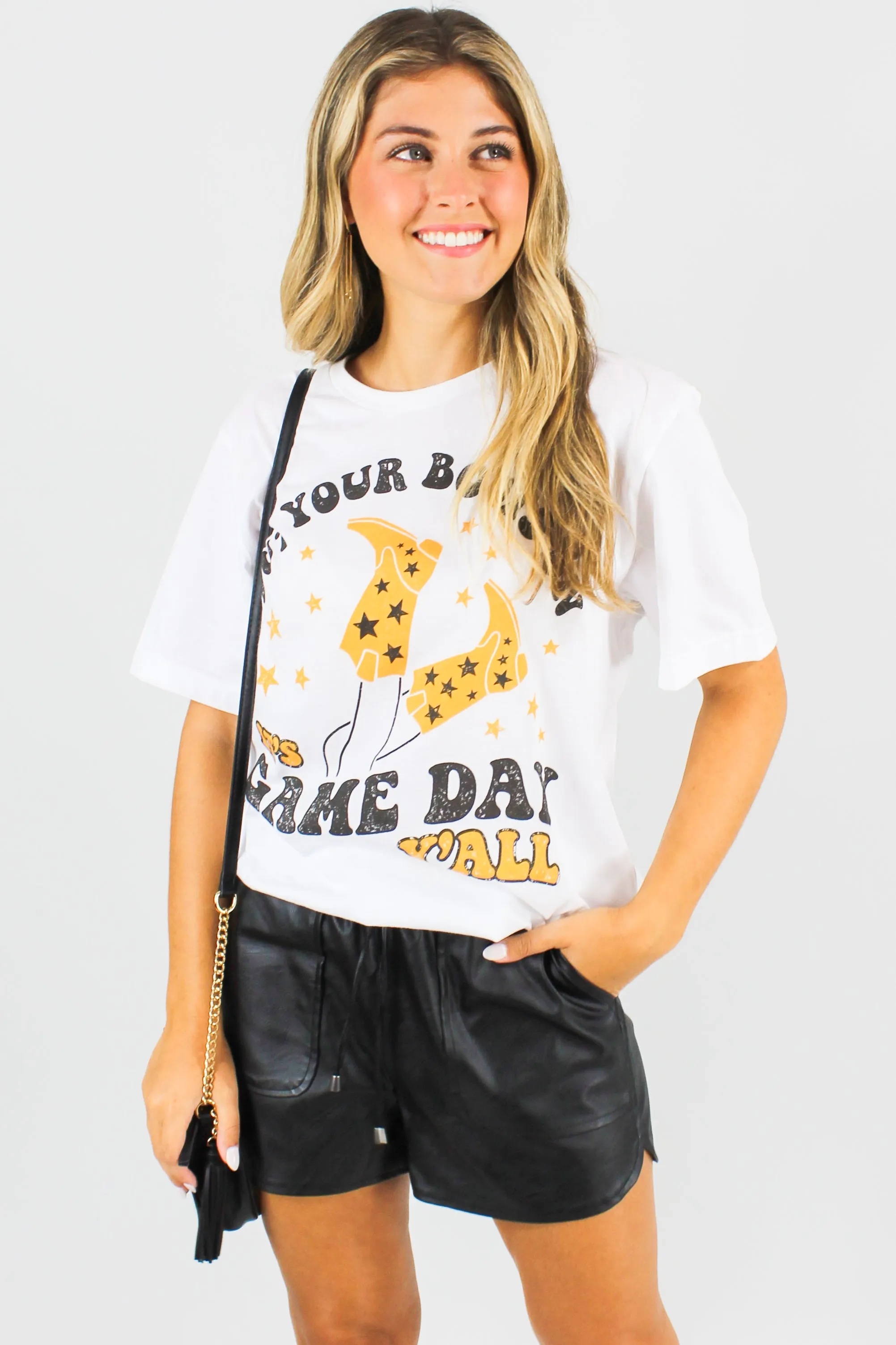 Kickin' It on Oversized Game Day Tee