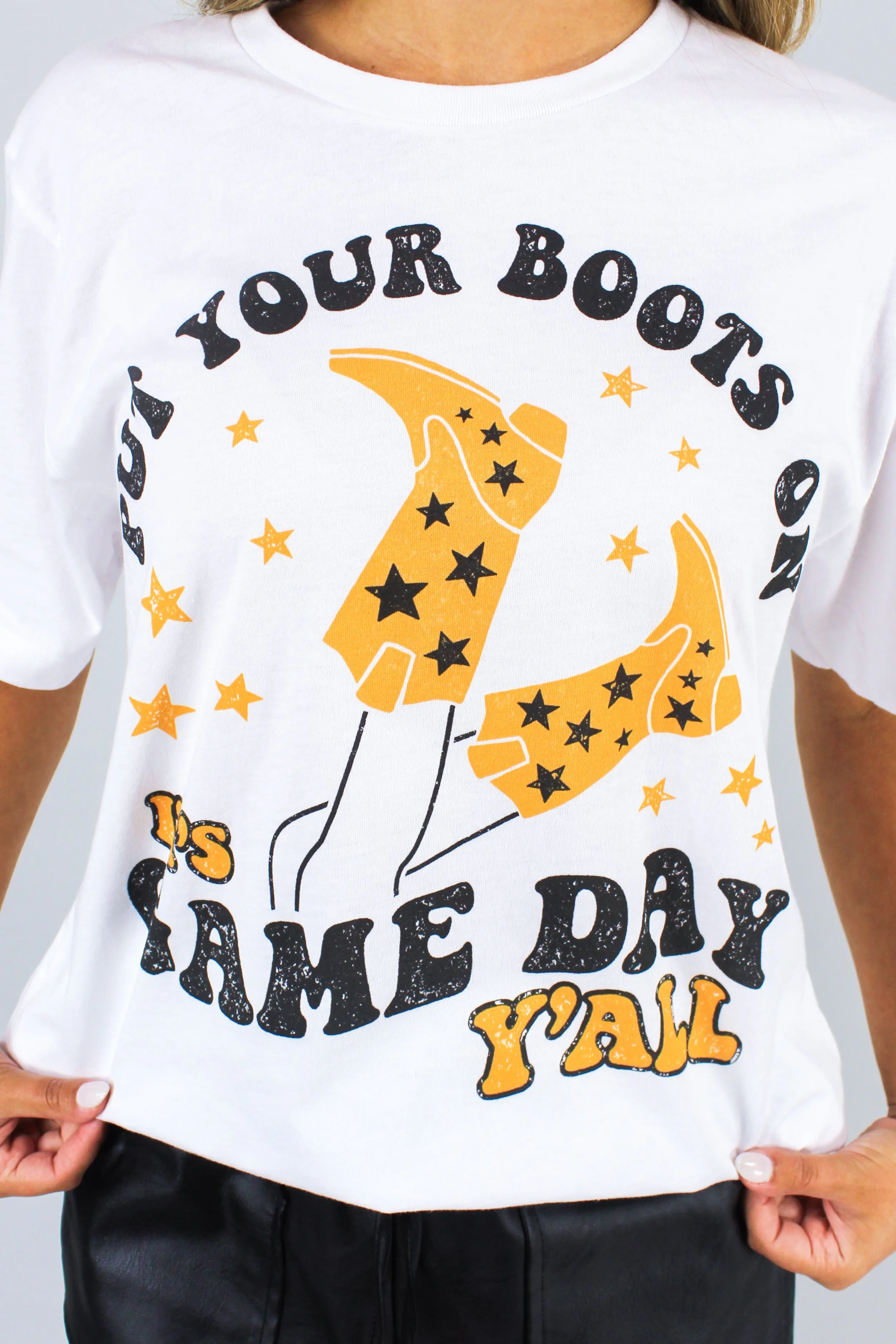 Kickin' It on Oversized Game Day Tee