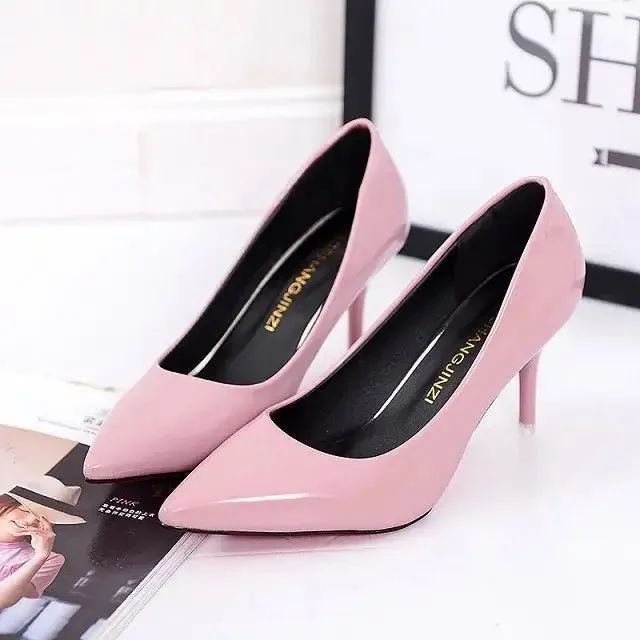 Lady High Heels: Stylish Shallow Mouth Design - Elevate Your Look!