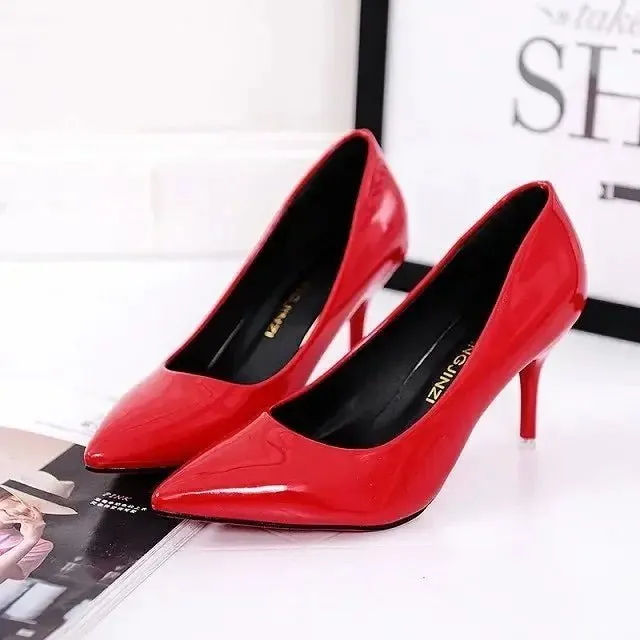 Lady High Heels: Stylish Shallow Mouth Design - Elevate Your Look!