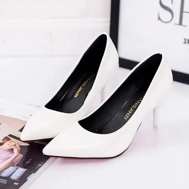 Lady High Heels: Stylish Shallow Mouth Design - Elevate Your Look!