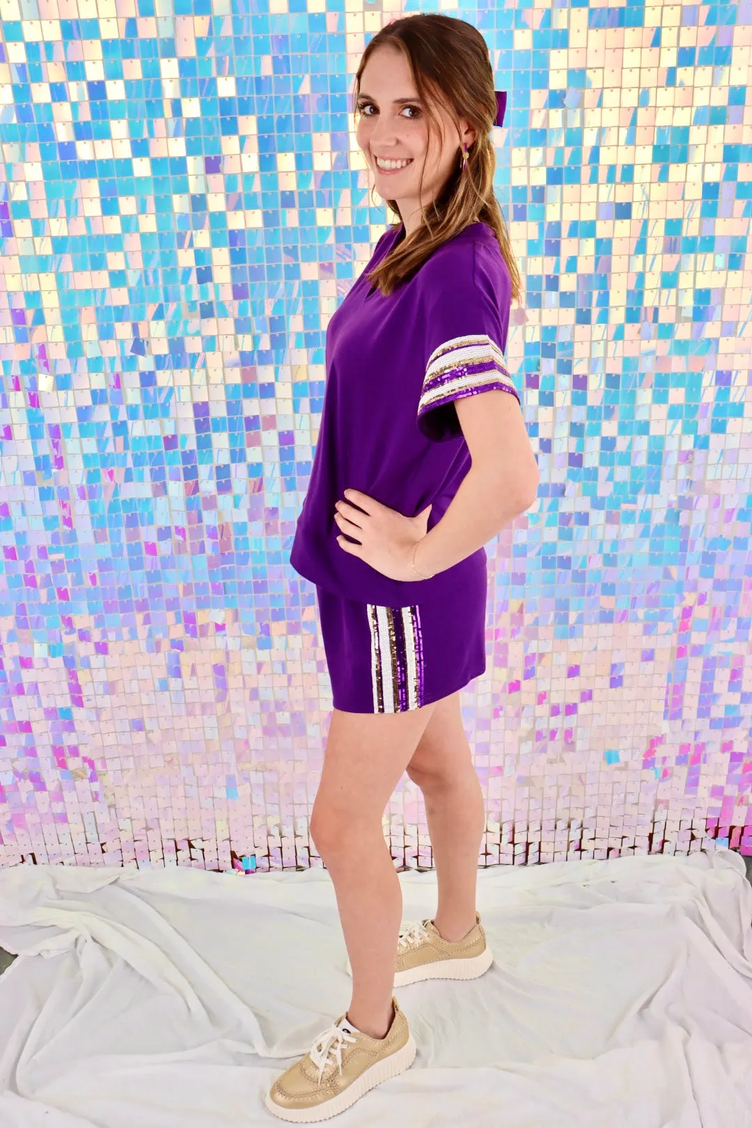Lauren Set in Purple and Gold (XS-XXL)
