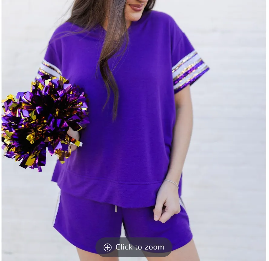 Lauren Set in Purple and Gold (XS-XXL)