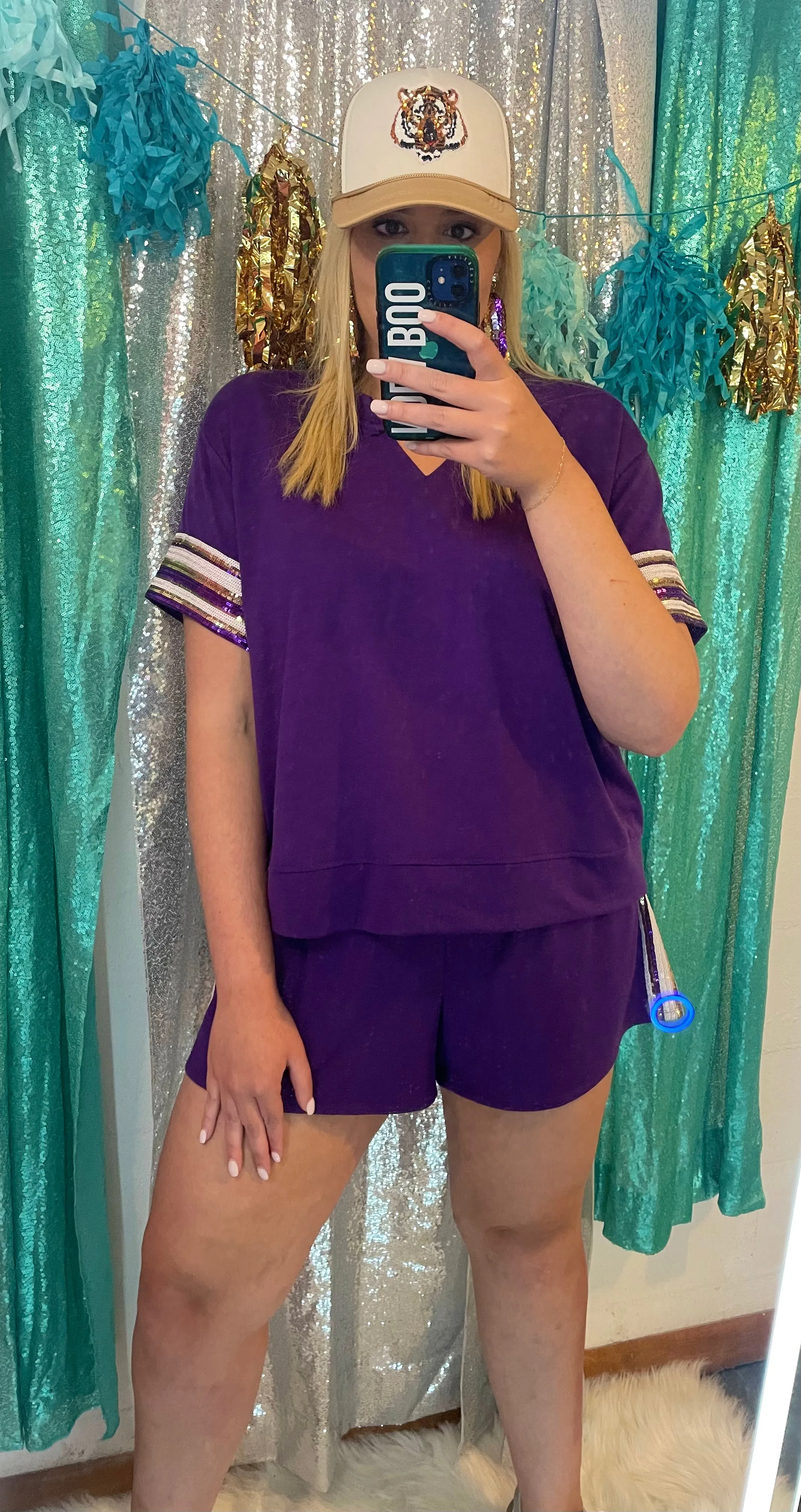 Lauren Set in Purple and Gold (XS-XXL)