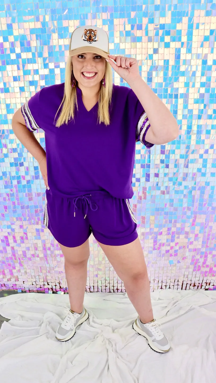 Lauren Set in Purple and Gold (XS-XXL)