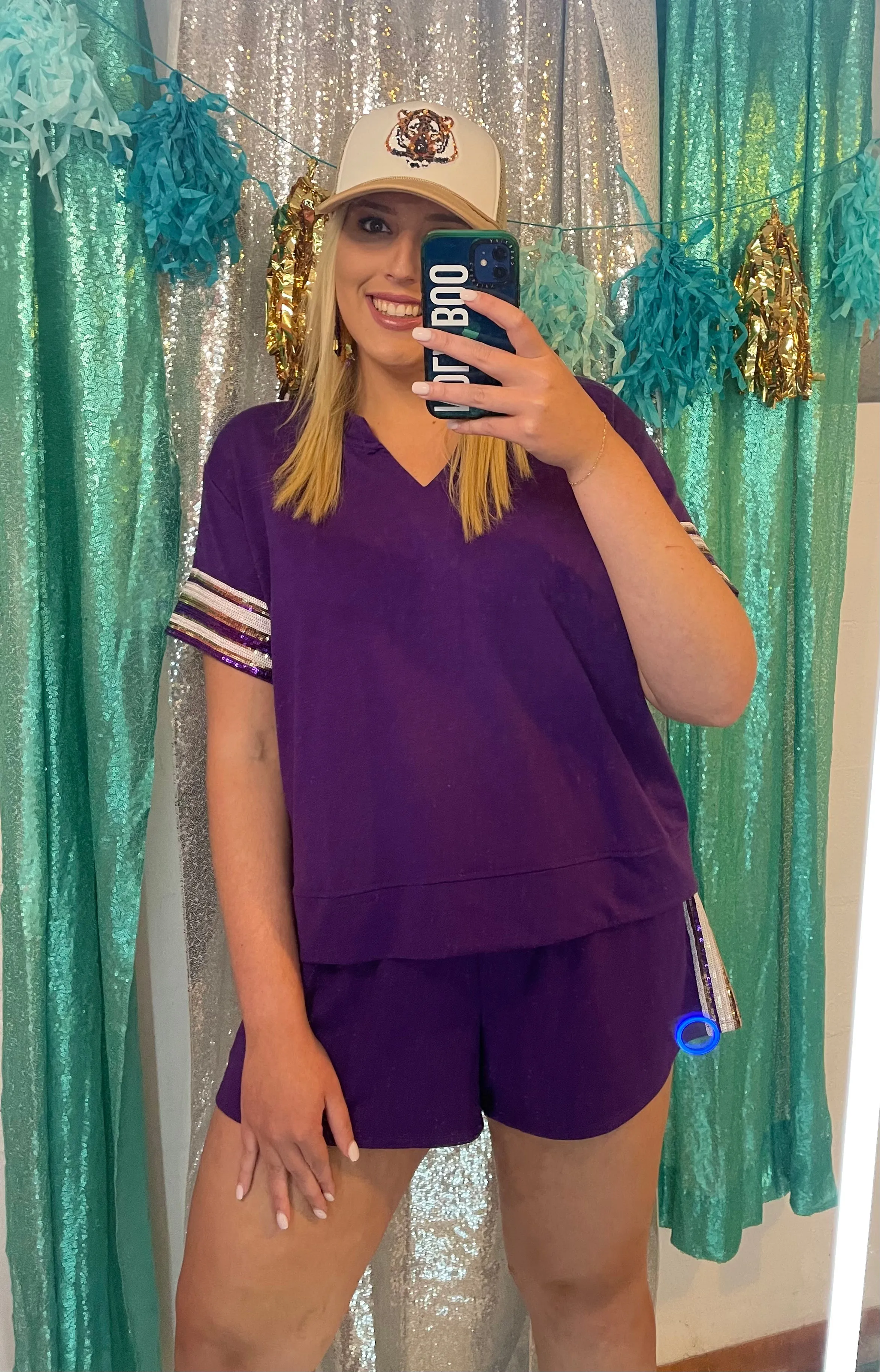 Lauren Set in Purple and Gold (XS-XXL)