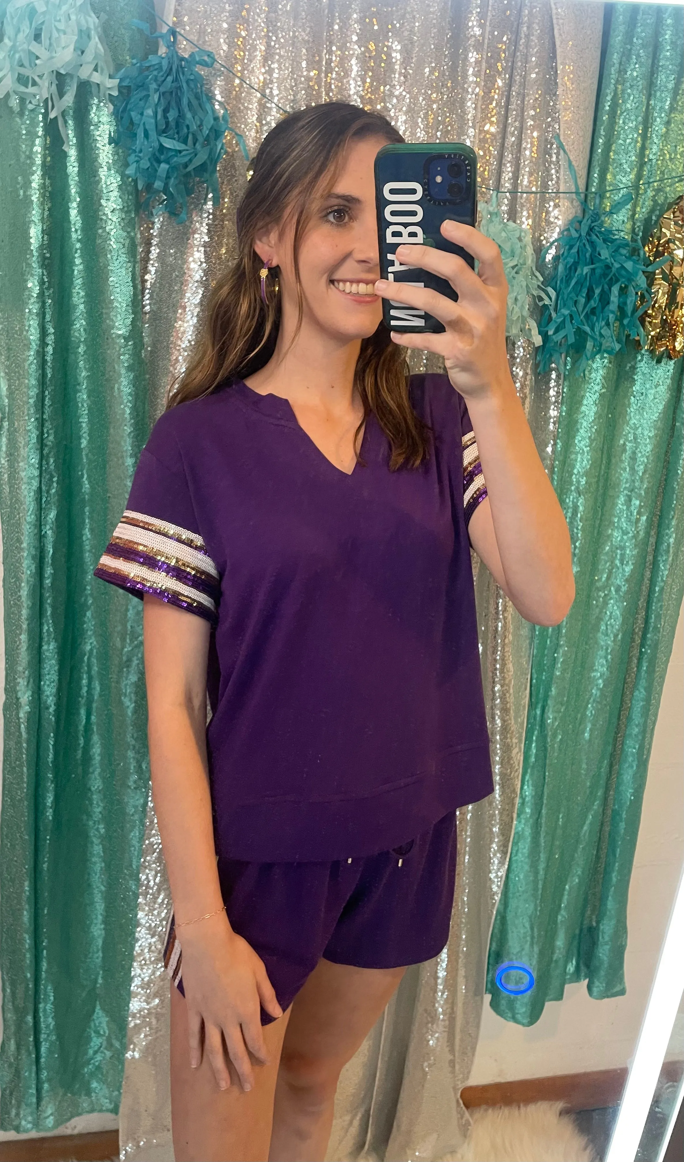 Lauren Set in Purple and Gold (XS-XXL)