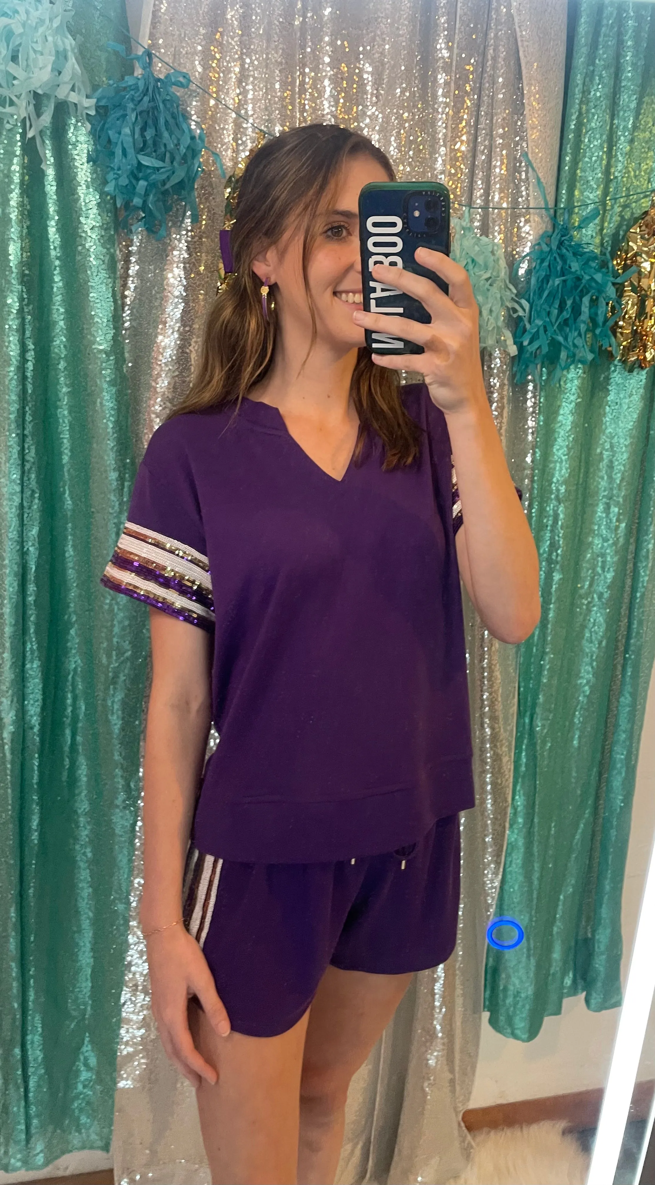 Lauren Set in Purple and Gold (XS-XXL)