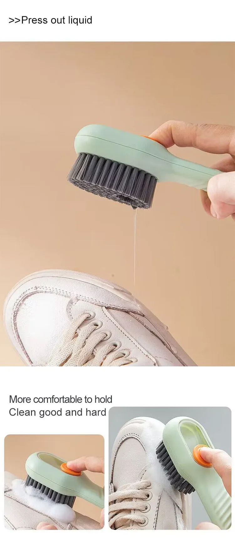 Liquid Cleaning Brush