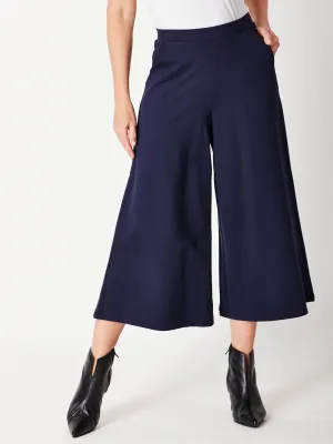 Lux Crop Pant- Navy -30012