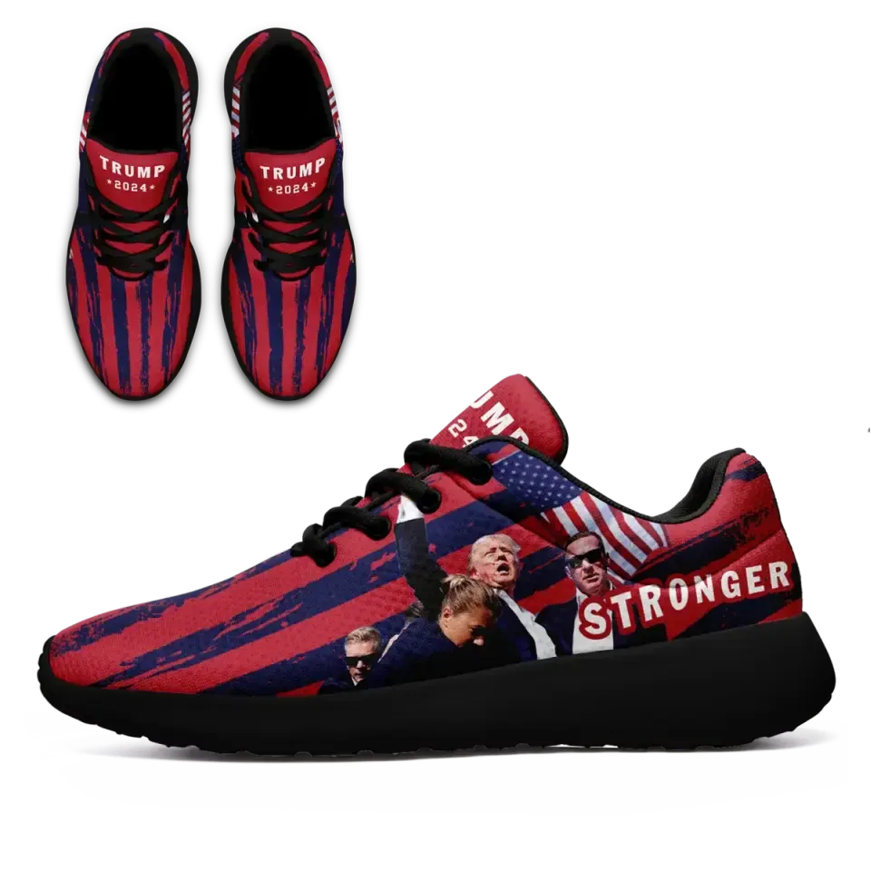 Luxury Gifts,Personalized Trump Sneakers, Custom Stronger Shoes, MAGA Shoes, Support for Trump