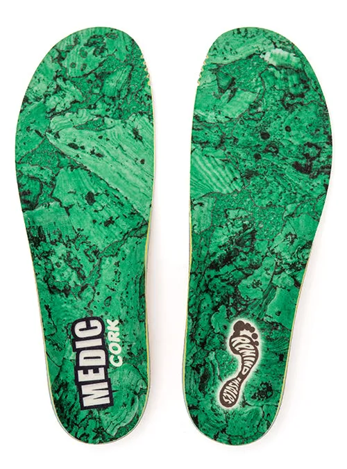 MEDIC IMPACT CORK 5.5MM Mid-High Arch Insoles