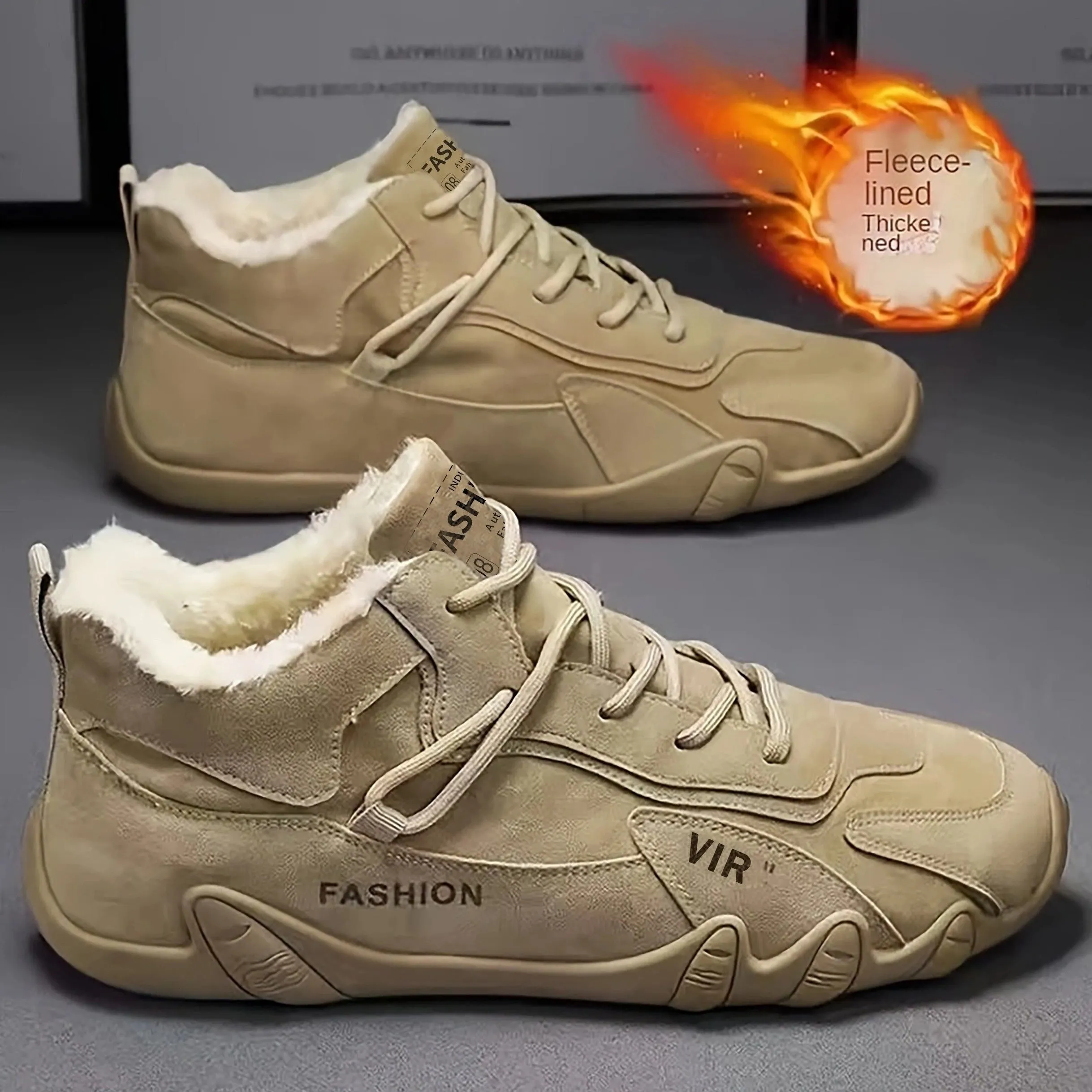 Mens Durable Laceup Work Boots  Comfy Breathable Sneakers