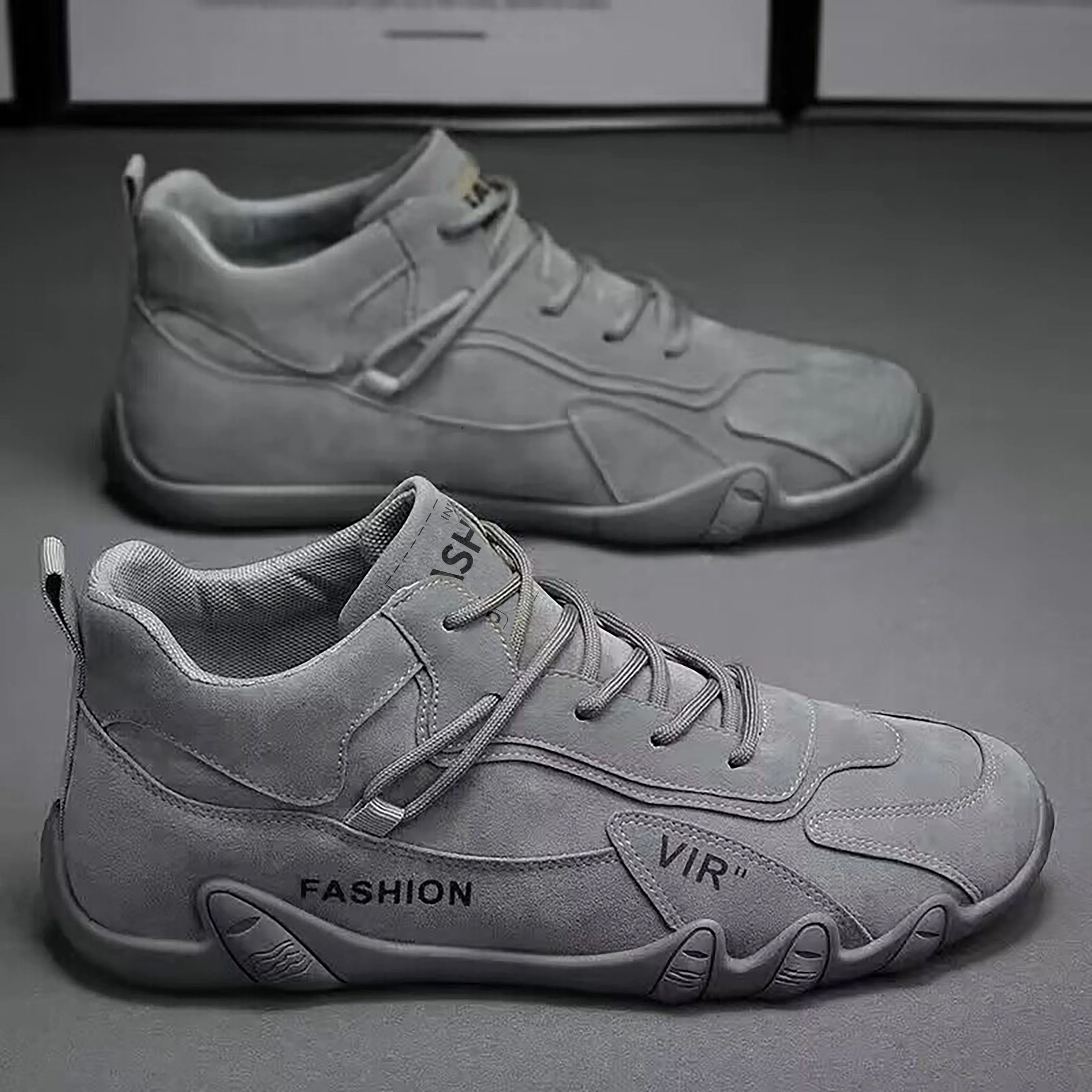 Mens Durable Laceup Work Boots  Comfy Breathable Sneakers