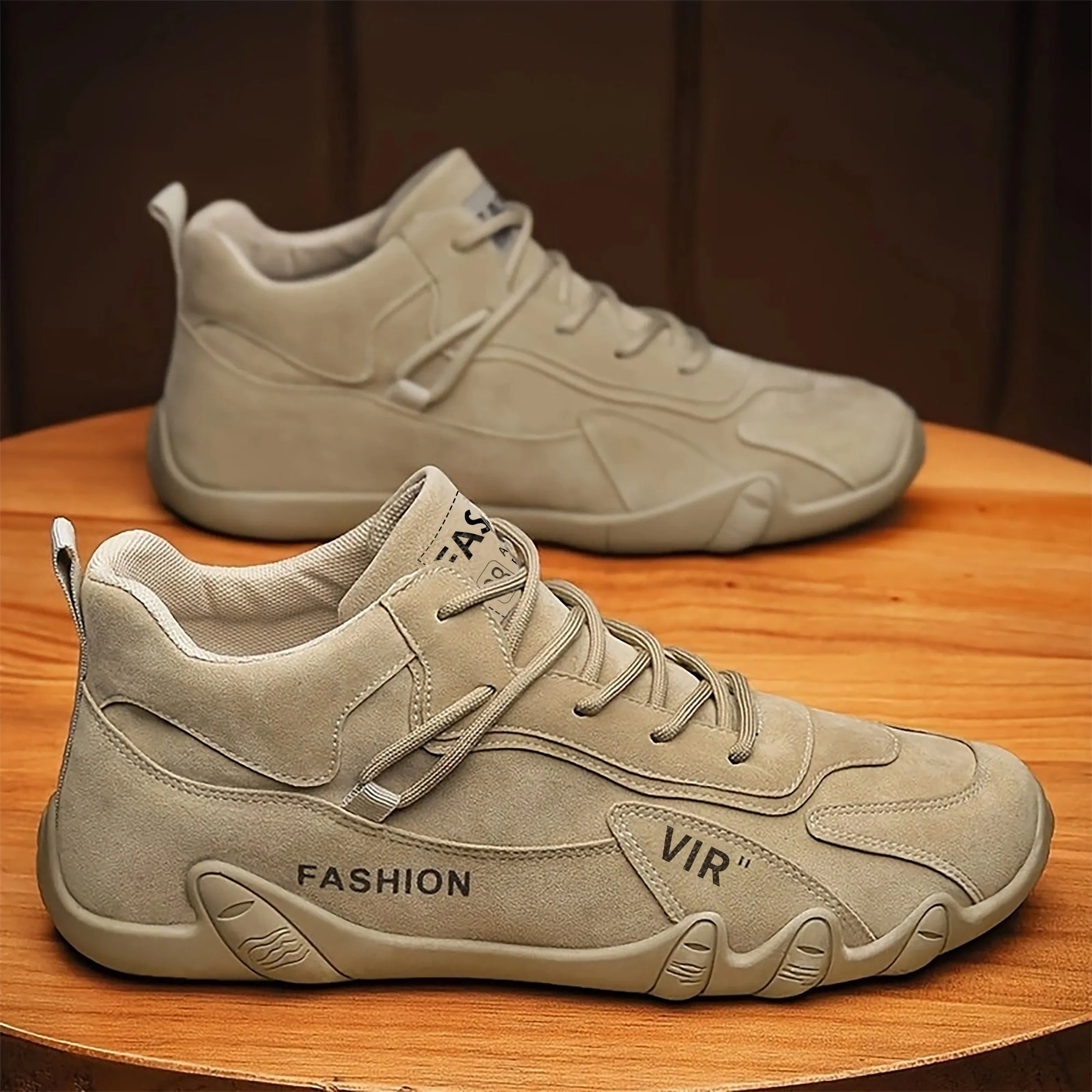 Mens Durable Laceup Work Boots  Comfy Breathable Sneakers