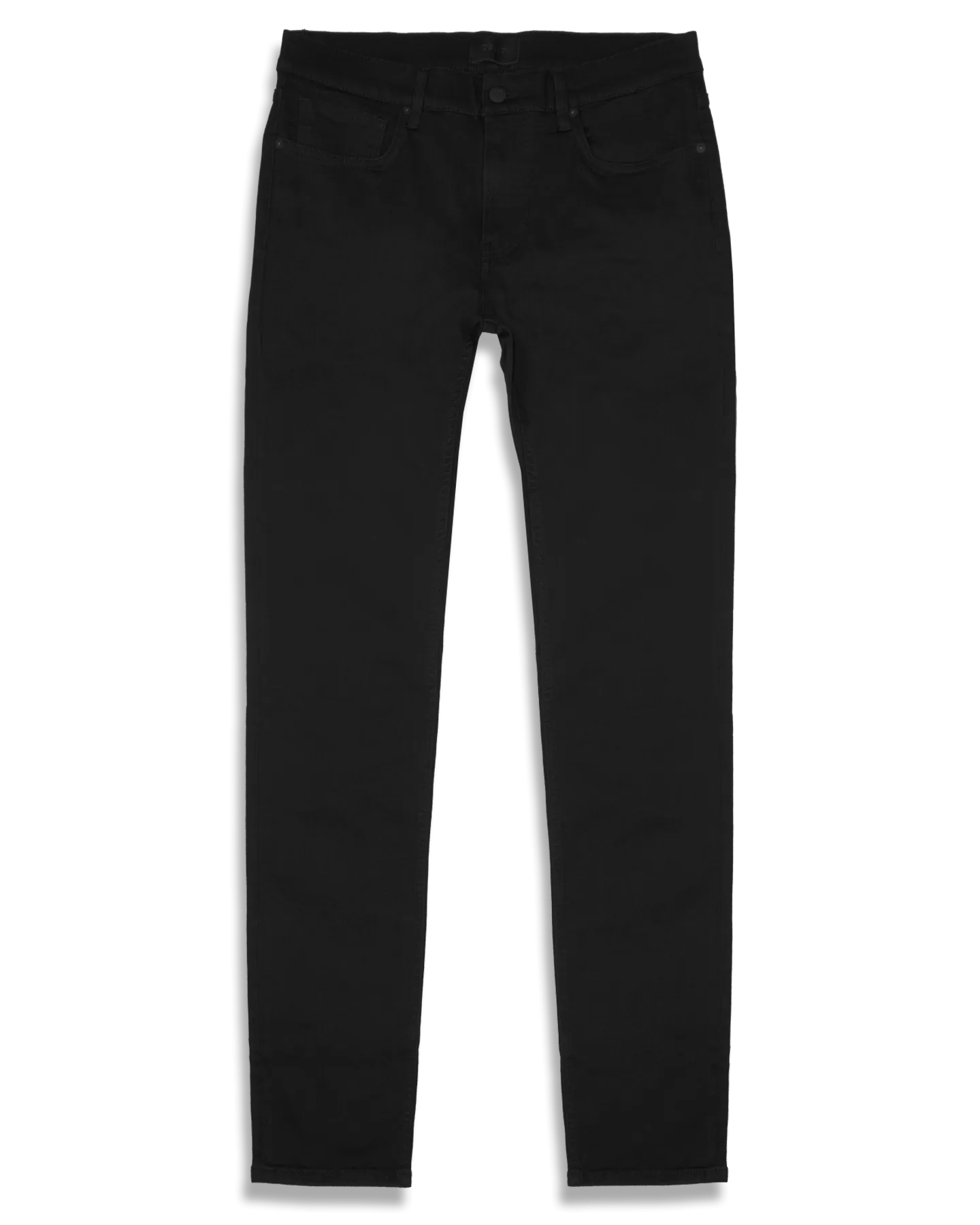 Men's Skinny Slim Jeans in Stretch Jet Black