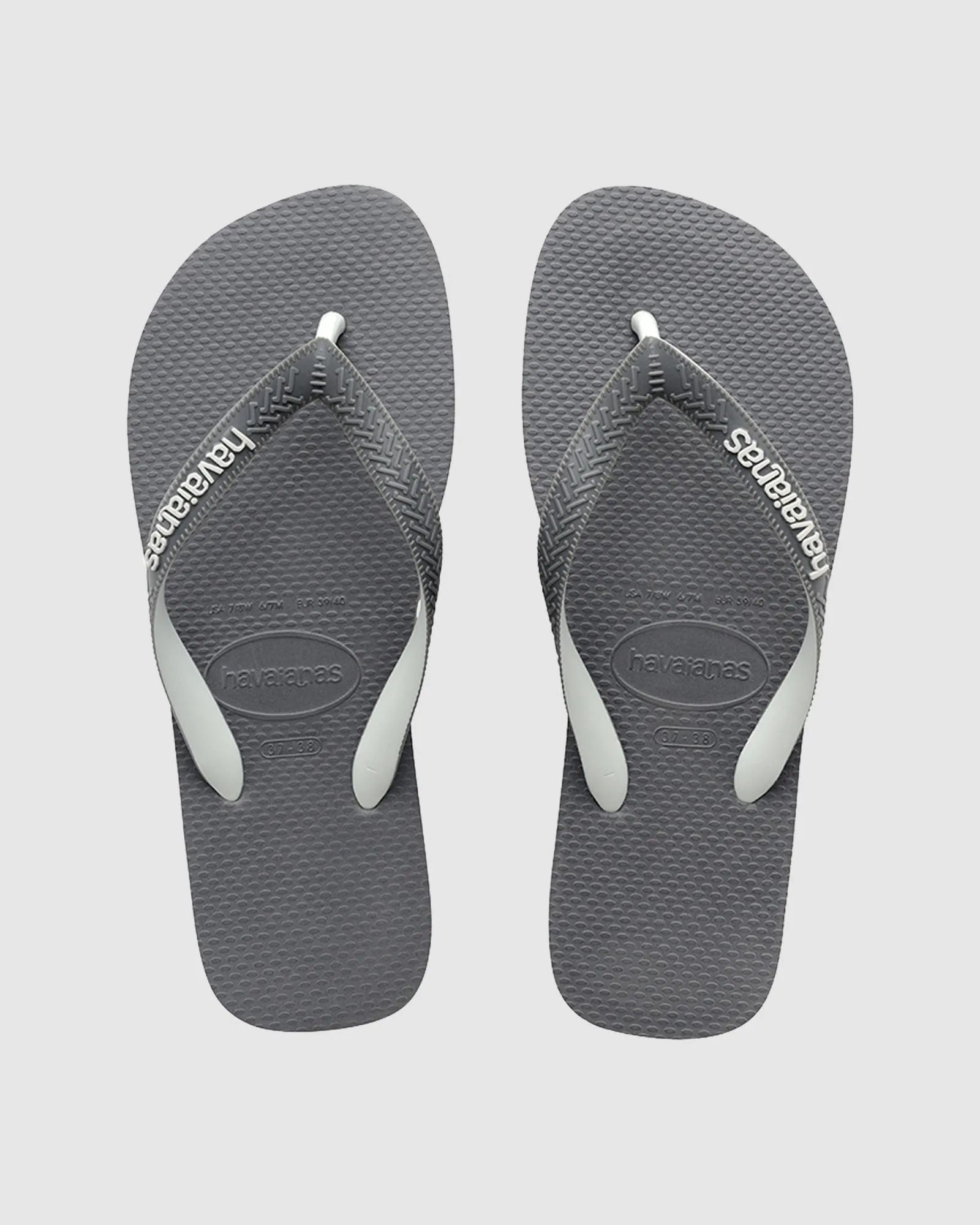 Mens Top Mix Steel Grey Thongs