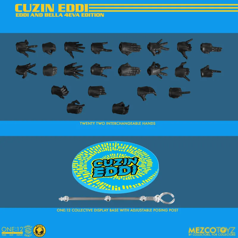MEZCO One:12 Collective Cuzin Eddi: Eddi and Bella 4eva Edition