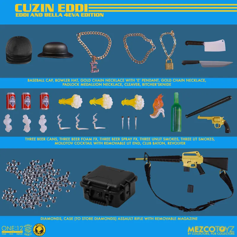 MEZCO One:12 Collective Cuzin Eddi: Eddi and Bella 4eva Edition