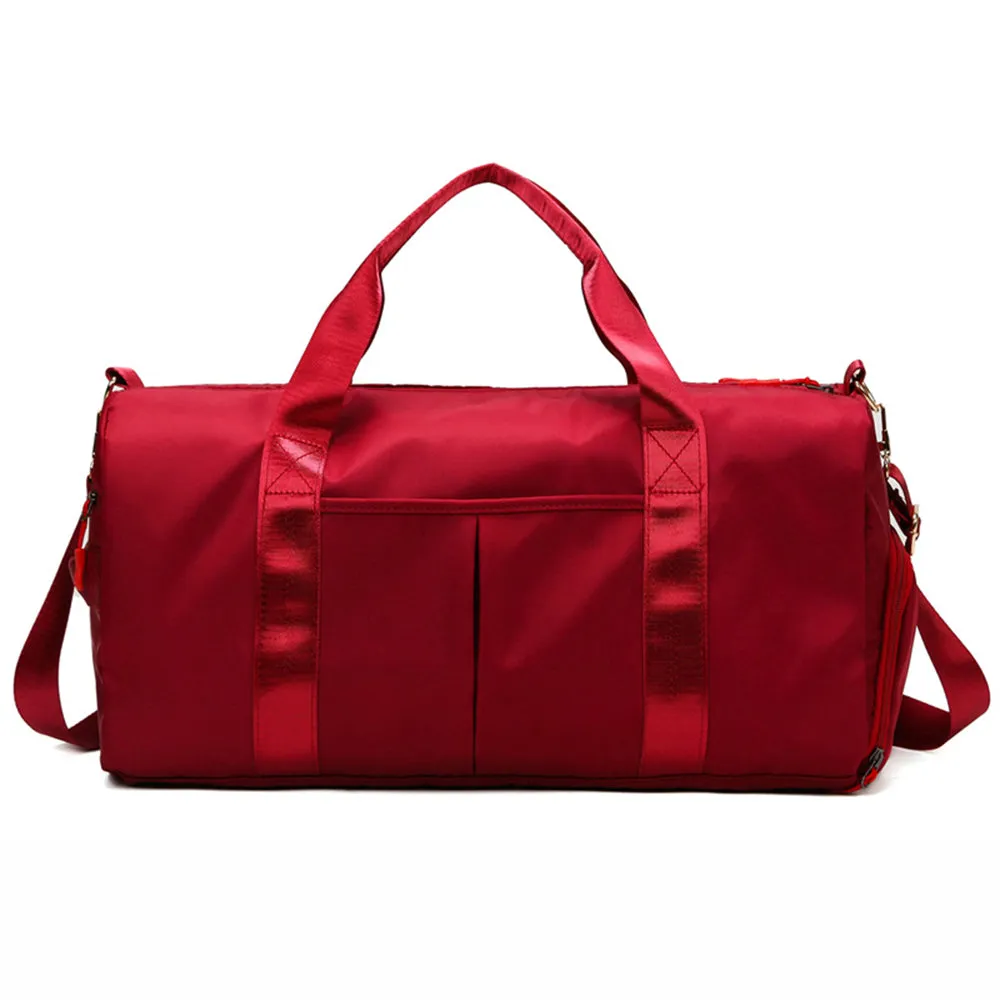 Minimalist Large Capacity Duffel Bag Travel Bag-Red