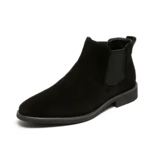 New men's high-top boots leather men's trend Martin boots ankle boots Chelsea boots wholesale S18-W