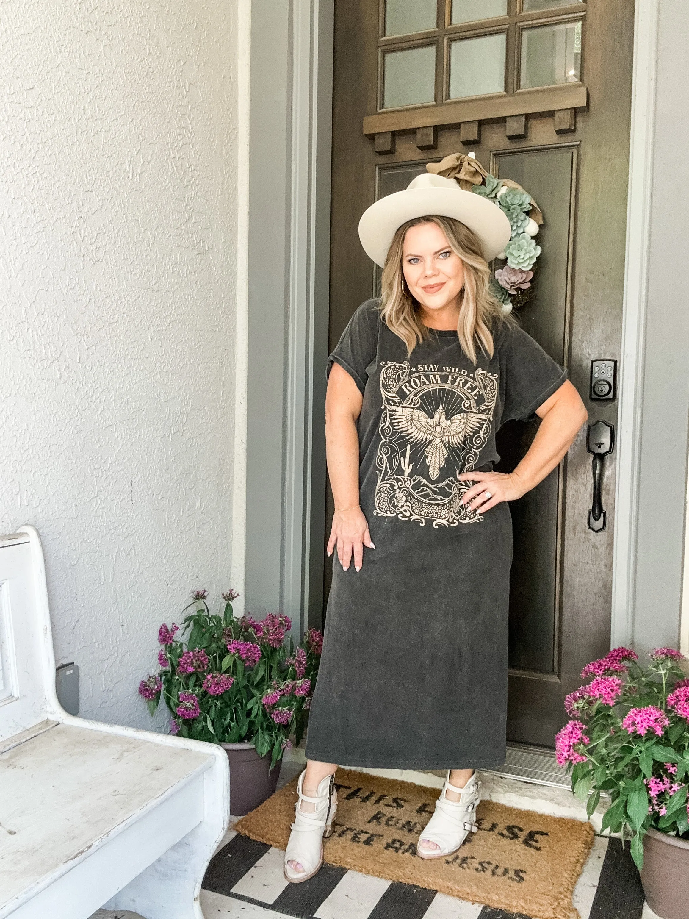 NEW Roam Free Vintage Tee Dress