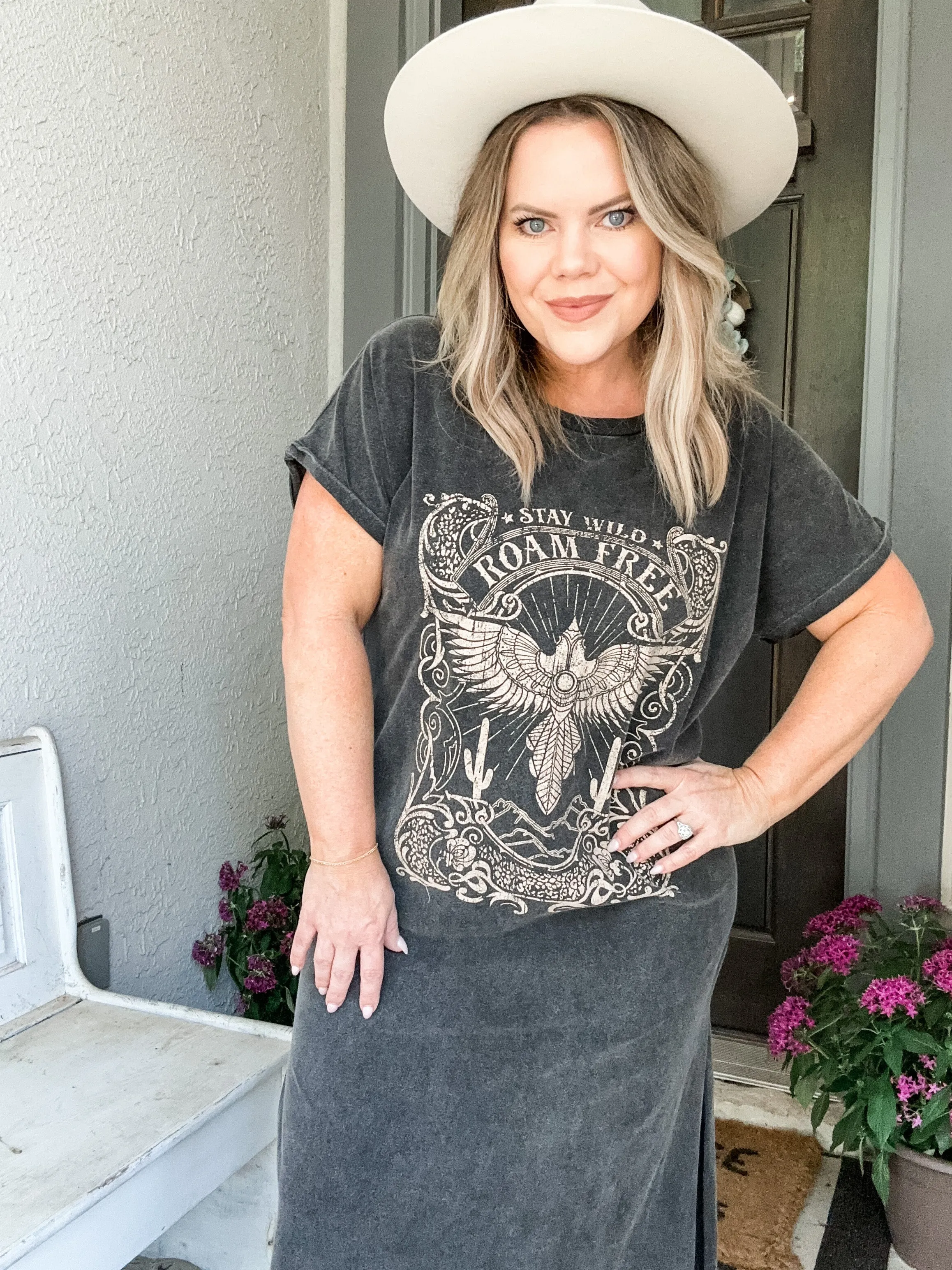 NEW Roam Free Vintage Tee Dress