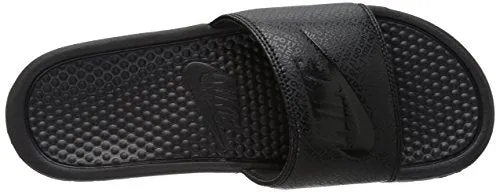 Nike Men's Benassi Just Do It Slide Sandal, Black, 10D(M) US