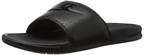 Nike Men's Benassi Just Do It Slide Sandal, Black, 10D(M) US