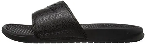 Nike Men's Benassi Just Do It Slide Sandal, Black, 10D(M) US