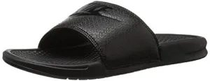 Nike Men's Benassi Just Do It Slide Sandal, Black, 10D(M) US