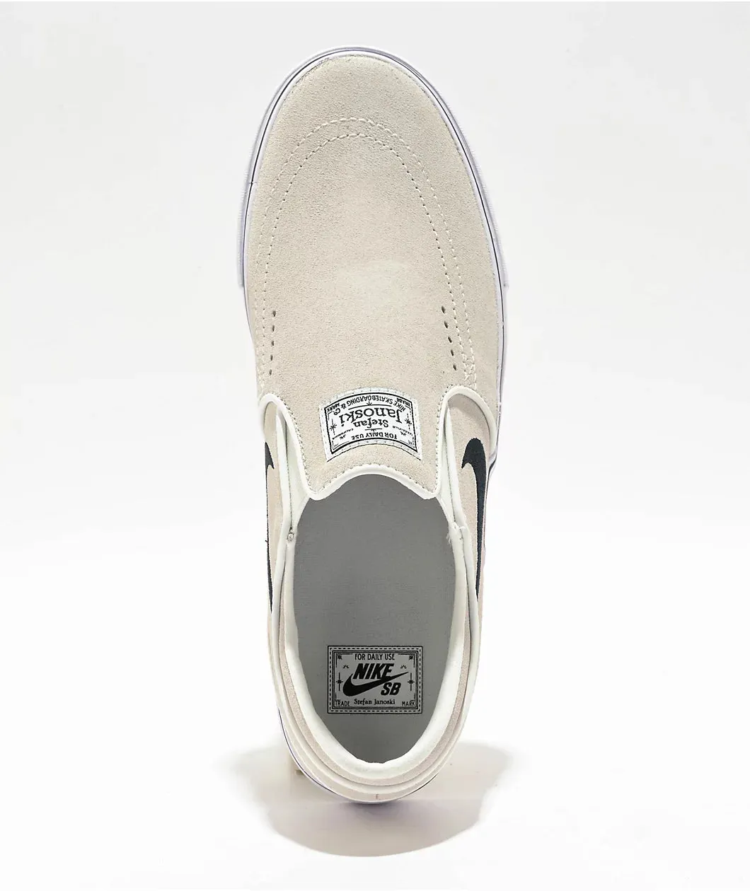 Nike SB Stefan Janoski  SLIP (Summit White/Black)