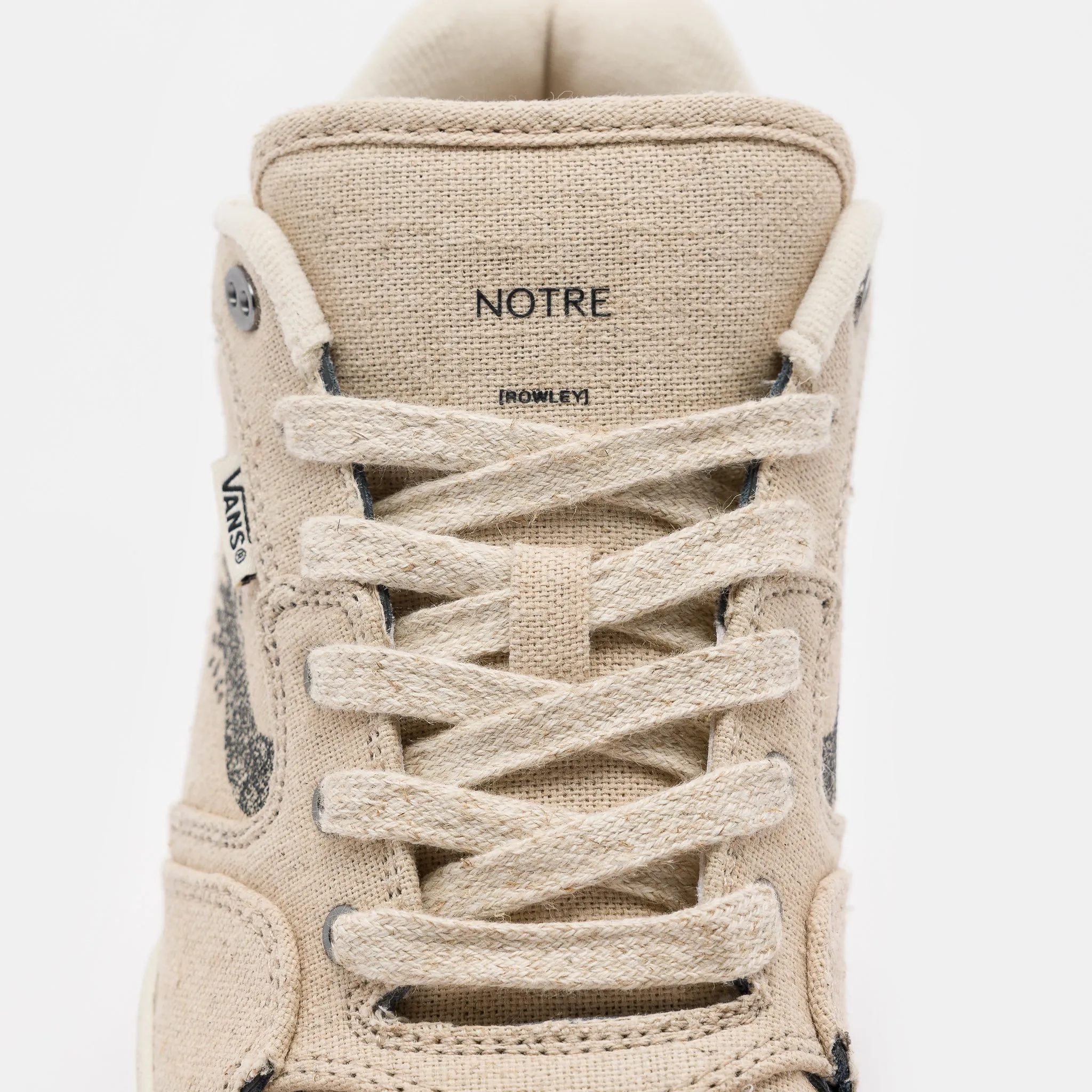 Notre Rowley XLT LX Sneaker in Linen/Silver