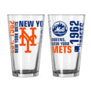 NY Mets 16OZ Spirit PINT GLASS