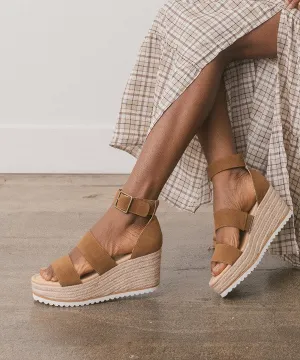 OASIS SOCIETY Slyvie Double Strap Wedge Heel