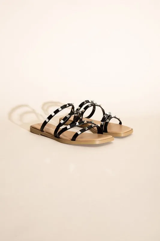 OE: TEMIRA-S STUD FLAT SLIDES