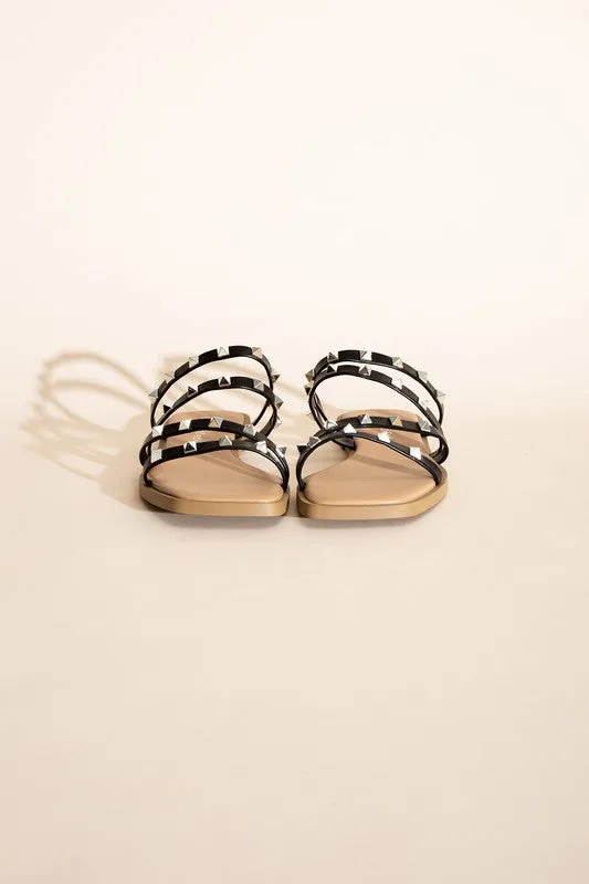 OE: TEMIRA-S STUD FLAT SLIDES