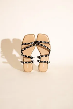 OE: TEMIRA-S STUD FLAT SLIDES