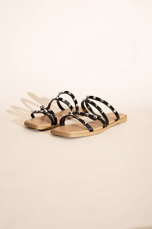 OE: TEMIRA-S STUD FLAT SLIDES