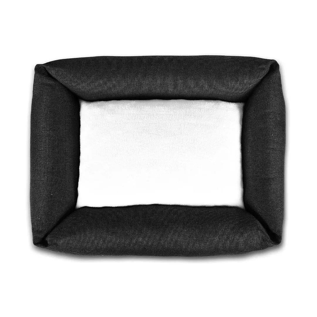 Orthopedic Lounger Dog Bed - Black